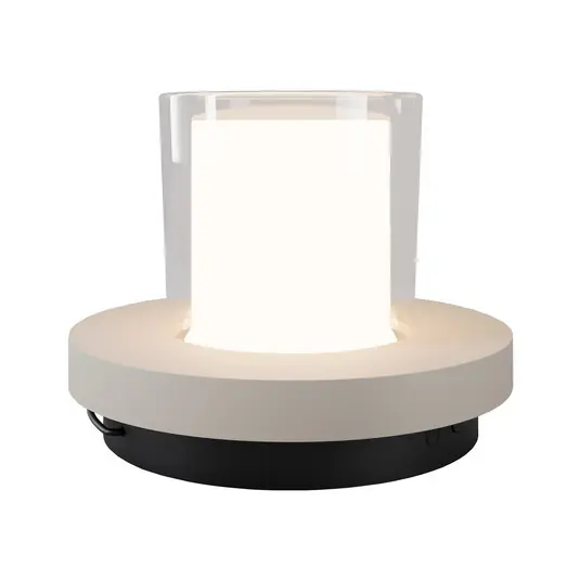 Nézd meg most Lantra LED asztali világítás, fehér, magasság 10 cm, IP44, dimmelhető