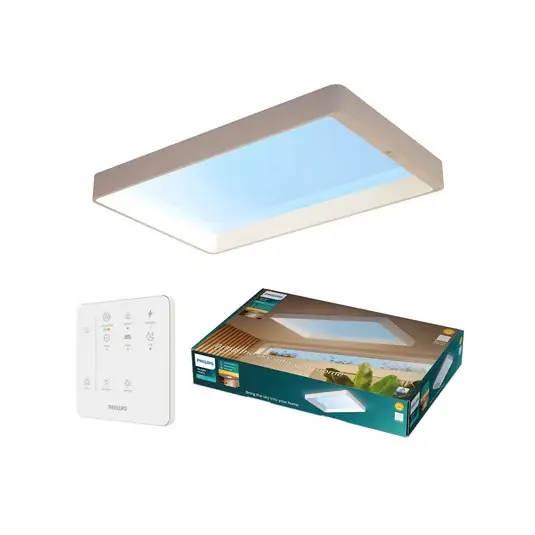 Szuper akció Philips SKYLIGHT VITA UP mennyezeti lámpa, 93x60 cm, fehér, CCT, IP44