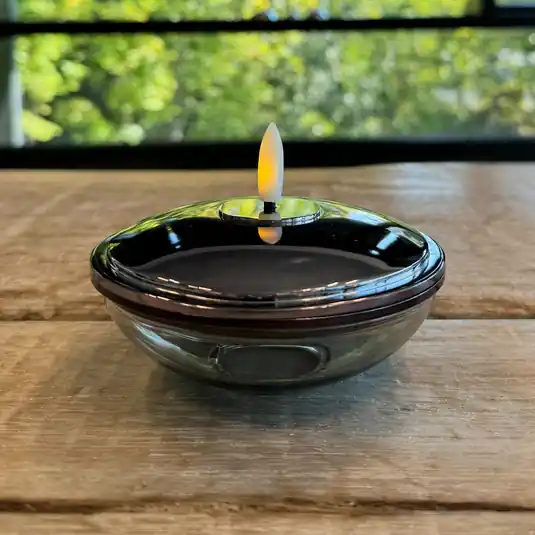 Lia LED deco világítás, fekete nikkel, akkumulátoros, üveg, műanyag Különleges ajánlat