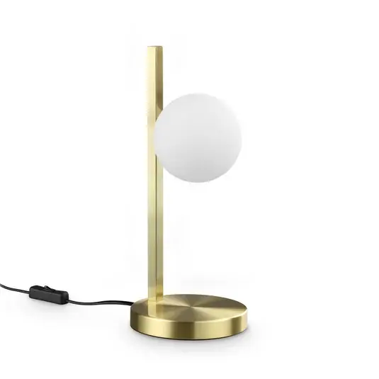 Vedd meg most IDEAL LUX Binomio asztali lámpa, sárgaréz, magasság 38 cm, fém
