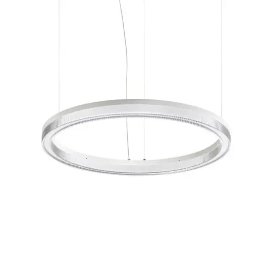IDEAL LUX Crown LED lógó lámpa, 60 cm átmérőjű, fehér, fém Azonnal elérhető
