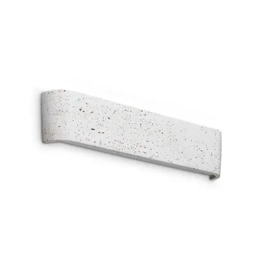 Expressz szállítás IDEAL LUX Delta LED fali világítás, cement színű, szélesség 41 cm, 3000 K