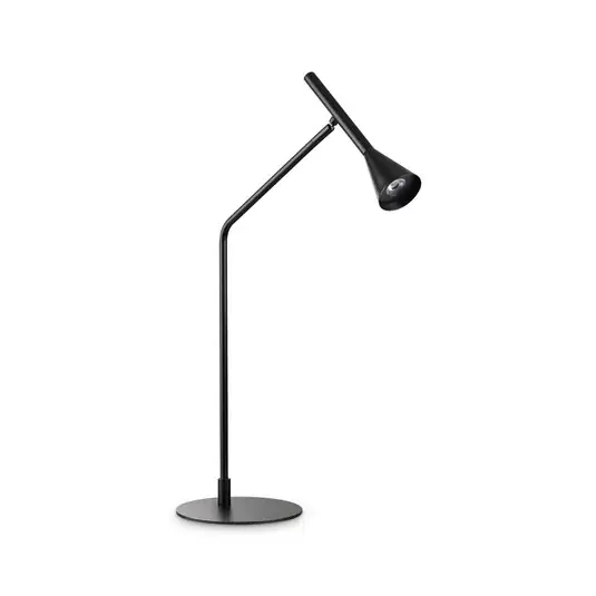 IDEAL LUX Diesis LED asztali lámpa, fekete, magasság 65 cm, fényerőszabályozóval Népszerű