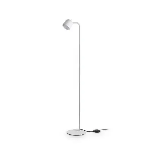 Expressz kézbesítés IDEAL LUX Dodo álló lámpa, fehér, magasság 118 cm, fém, dimmelhető