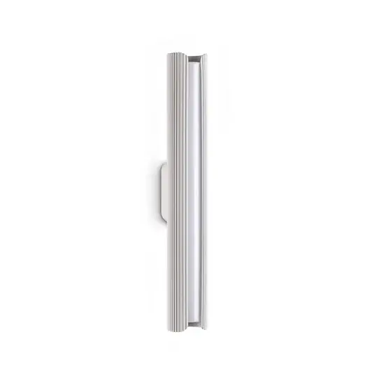 Outlet IDEAL LUX Dorica LED fali lámpa, fehér, magasság 30 cm, fém