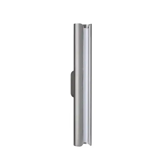 Outlet IDEAL LUX Dorica LED fali lámpa, szürke, magasság 30 cm, fém