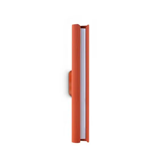 IDEAL LUX Dorica LED fali lámpa, narancssárga, magasság 30 cm, fém Legnépszerűbb