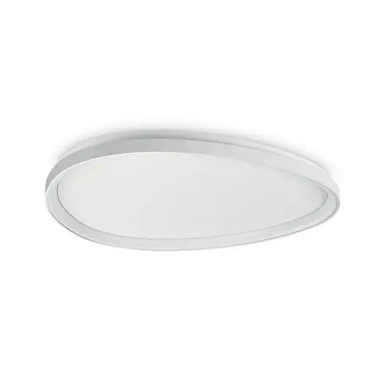Kedvezmény IDEAL LUX Gemini fehér LED mennyezeti lámpa, 81 cm, 4000 K, be-/kikapcsoló
