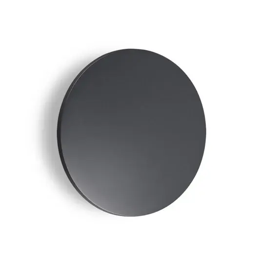 Azonnali szállítás IDEAL LUX Punto LED kültéri falilámpa, antracit, Ø 30 cm