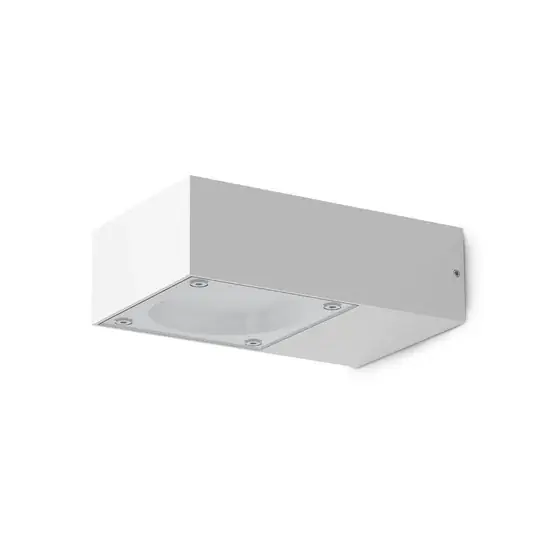 Olcsó IDEAL LUX Sirio kültéri fali lámpa, fehér, szélesség 10 cm, fém