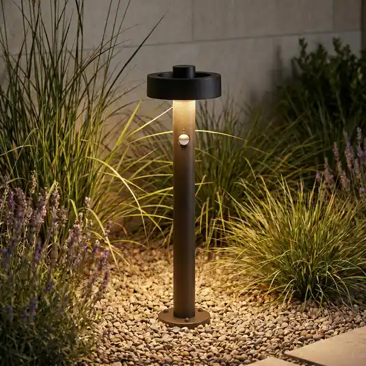 Lucande Nirella LED ösvény világítás, 60 cm, fekete, CCT, érzékelő Utolsó esély