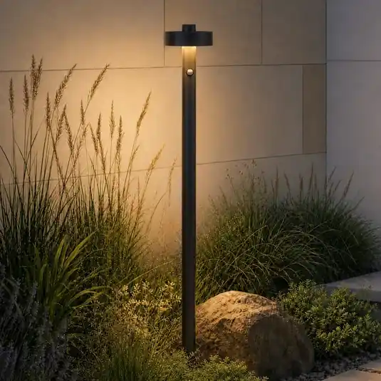Lucande Nirella LED ösvény világítás, 100 cm, fekete, CCT, érzékelő Expressz szállítás