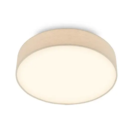 LED mennyezeti világítás Duck, bézs, Ø 38 cm, textil, 3000 K Bestseller