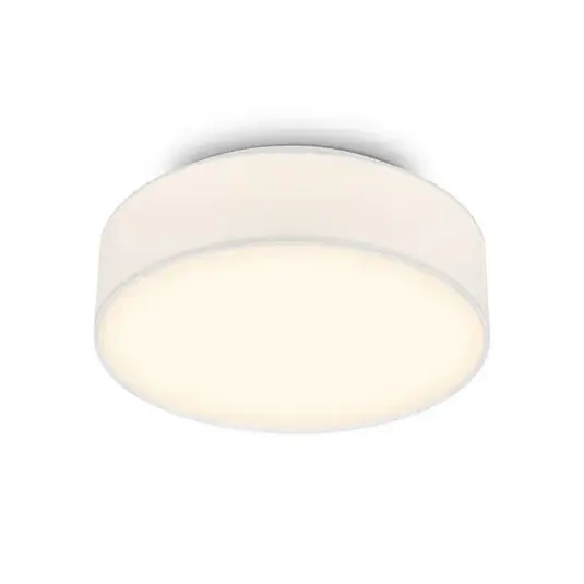 Kedvezmény LED mennyezeti világítás Duck, fehér, átmérő 30 cm, textil, 3000 K