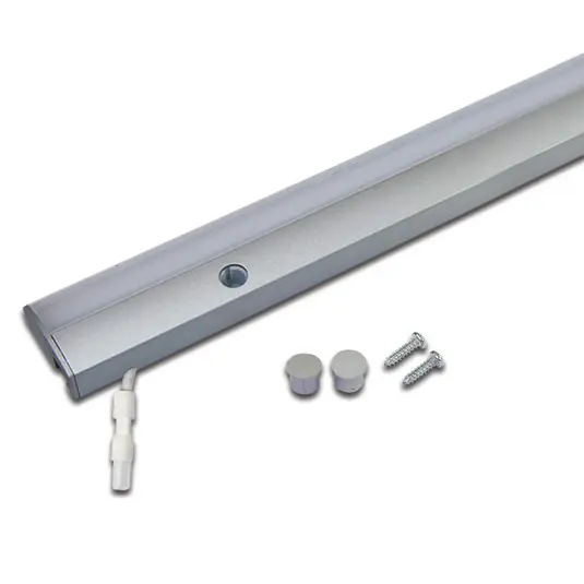 Legkelendőbb LED-es süllyesztett lámpa ModuLite F, alumínium, 45 cm, 3000 K, alumínium