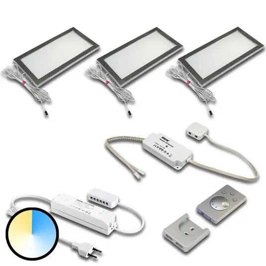 Pult alatti lámpa Dynamic LED Sky 3 darabos szett rozsdamentes acél Kihagyhatatlan ajánlat