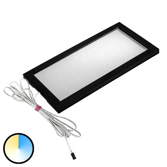 LED pult alatti lámpa Dynamic LED Sky, fekete, 21 cm, CCT Gyors szállítás