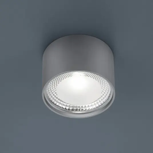 Expressz kézbesítés Helestra Kari LED mennyezeti lámpa, kerek, nikkel