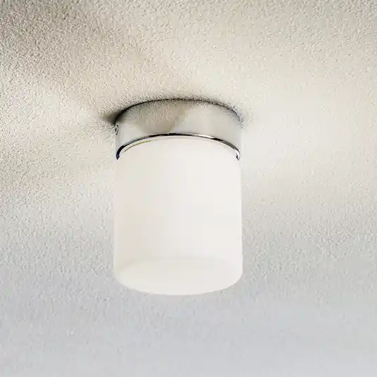 Helestra Keto LED menny. lámpa, hengeres, króm Gyors kiszállítás