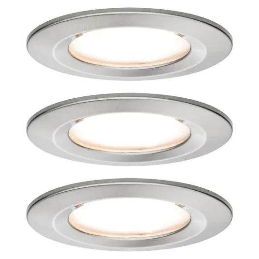 Vásárlói kedvenc Paulmann Nova LED beép. l. 3 db készl. merev, vas