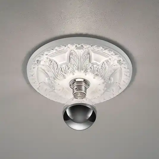 Lilly mennyezeti lámpa, gipsz, stukkó megje. Ø30cm Szezonális akció