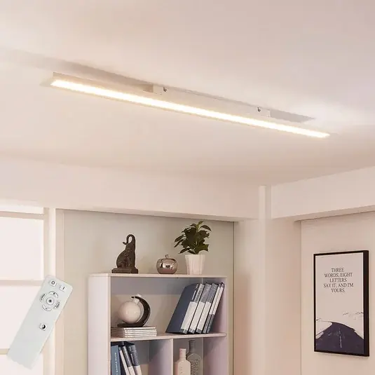 Akció Arcchio LED panel Arya, 120 cm, fehér, fényerőszabályzó, alumínium