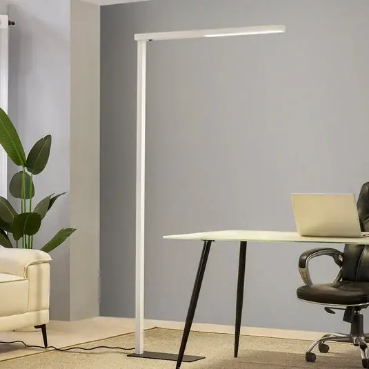 Arcchio LED-es irodai állólámpa Tamilo, fehér, fém, 194 cm Árengedmény