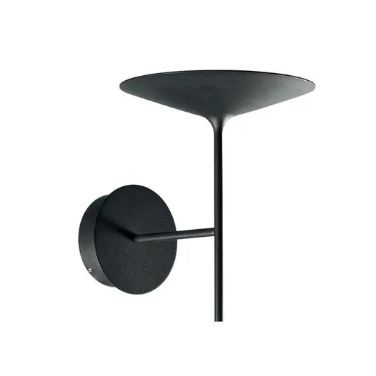 Prémium LED fali lámpa Poe Plus, fekete