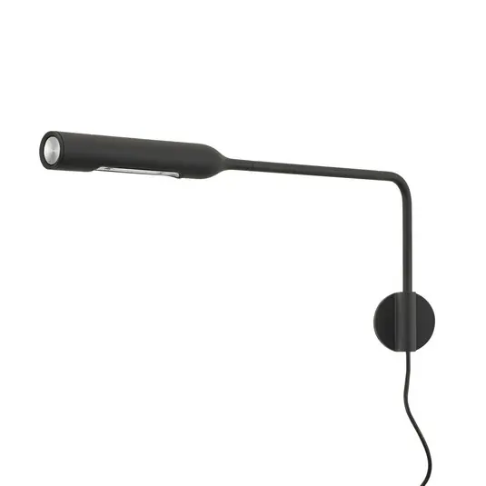 Árengedmény Lumina Flo LED fali lámpa dugóval 3,000K fekete