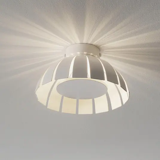 Kiárusítás Fehér LED-es dizájner mennyezeti lámpa Loto, 20 cm-es