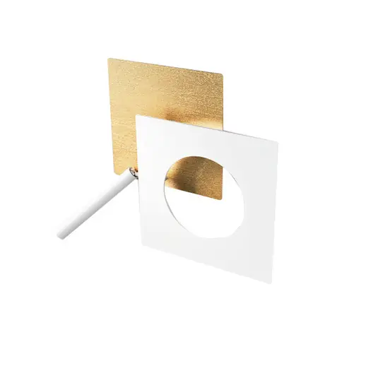 Prémium ICONE LED fali lámpa Petra 21.L, arany, fehér