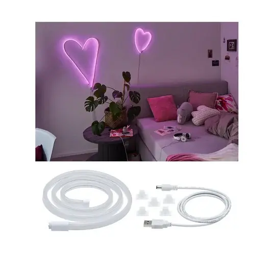 Szuper ajánlat Paulmann LED csík Neon Colorflex USB 1m rózsaszín