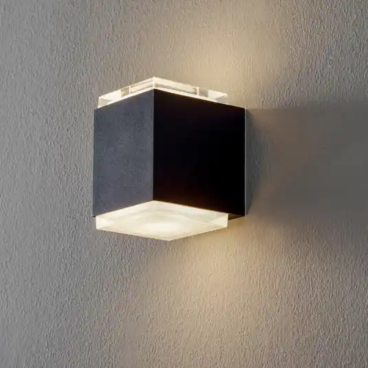 BEGA 50063 LED falilámpa 3 000K 9 cm bársony fek. Ne maradj le