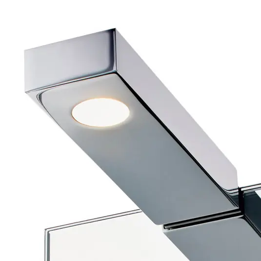Fal és tükör lámpa Flat 2 LED, króm Árcsökkenés