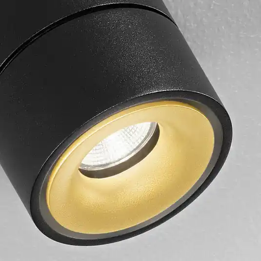 Nézd meg most Egger DLS LED reflektor Clippo Duo, fekete-arany, 2700K