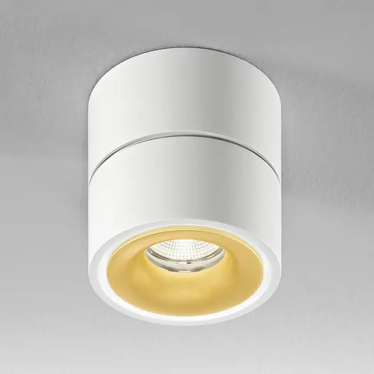 Egger DLS LED mennyezeti reflektor Clippo S, fehér-arany Kedvezmény