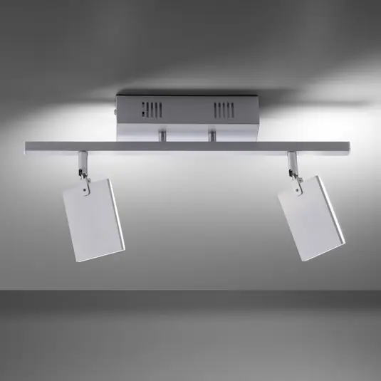 Olcsó PURE Mira LED lámpa 2 égős távoli CCT alu