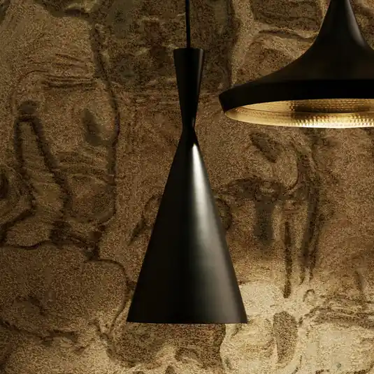 Olcsó Tom Dixon Beat Tall LED függő lámpa, fekete