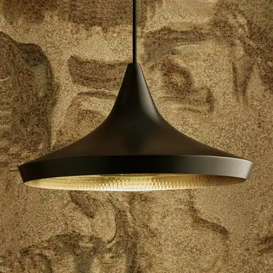 Tom Dixon Beat Wide LED függő lámpa, fekete Legnépszerűbb