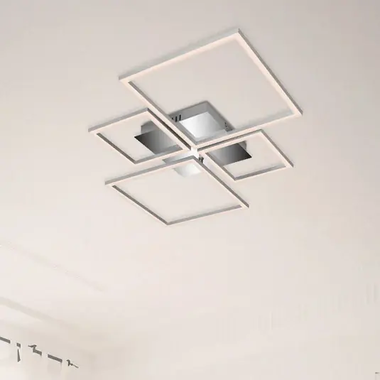 Frame LED mennyezeti lámpa, CCT, 4 lámpás, alumínium Korlátozott ajánlat