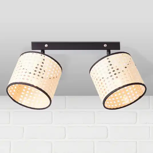 Wiley menny. spot, két égő rattan Népszerű