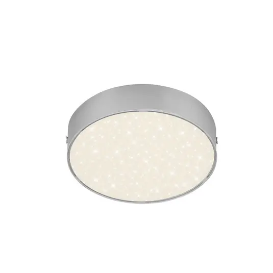 Kedvezményes ár Flame Star LED mennyezeti lámpa, Ø 15,7 cm, ezüst színű