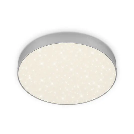 Flame Star LED mennyezeti lámpa, Ø 28,7 cm, ezüst színű Vásárlói kedvenc
