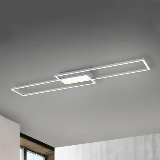 LED mennyezeti világítás Asmin, CCT, acél, 109,5x25,7cm Olcsó