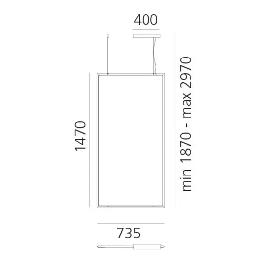 Árengedmény Artemide Discovery Rectangular APP fekete 3 000 K