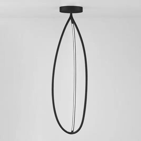 Szuper akció Artemide Arrival mennyezeti lámpa, App, fekete, 130cm