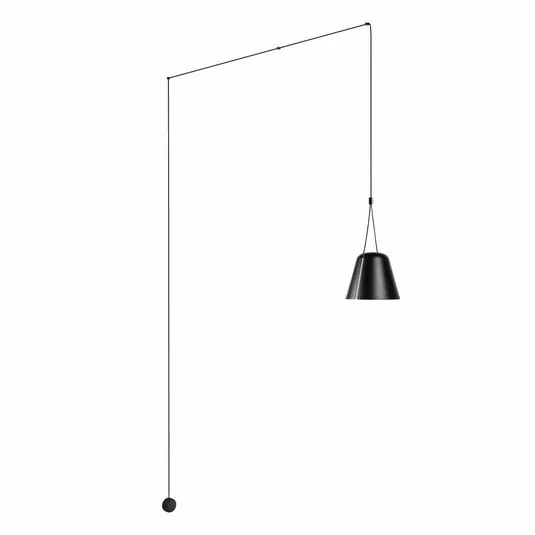 Árcsökkenés LEDS-C4 Attic függő lámpa kúpos decentr. fekete