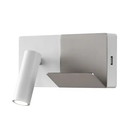 LEDS-C4 E-Lamp Mini LED fali lámpa fehér/szürke Prémium