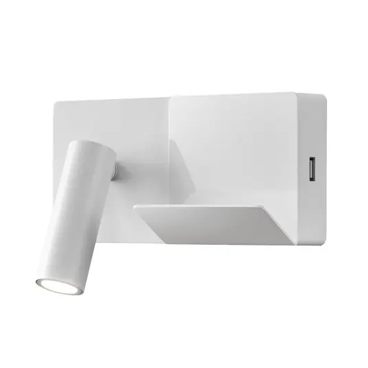 LEDS-C4 E-Lamp Mini LED fali lámpa fehér/fehér Expressz kézbesítés