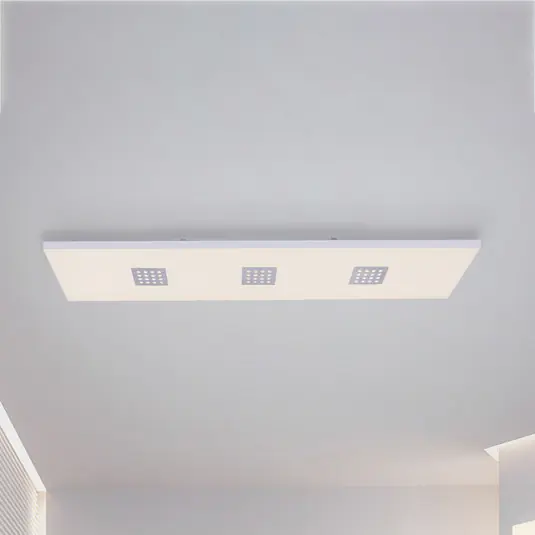 PURE Neo LED mennyezeti világítás, 120 cm, alumínium, CCT, távirányító Népszerű